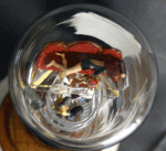 Glass Floors, close top, oscillascope tube sculpture