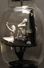 Quantum Eden, close side right, vacuum tube sculpture